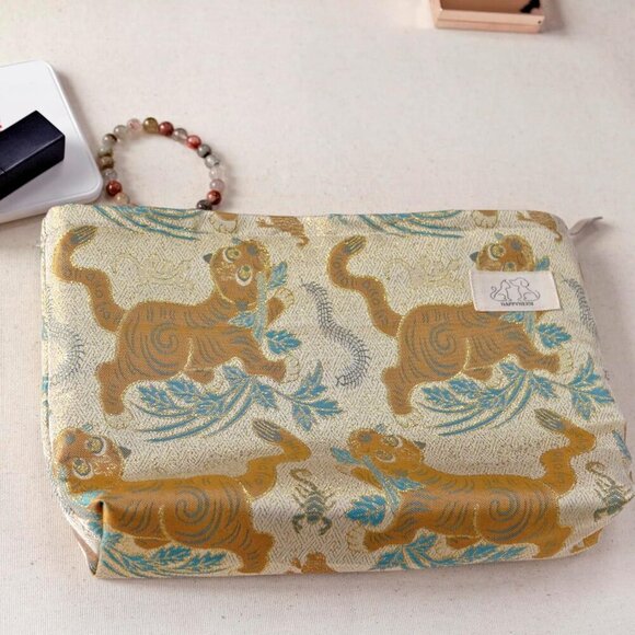Cute Pouch Makeup Bag Cosmetic Toiletry Travel, Tote Purse Organizer, Machine Wa - Picture 2 of 8